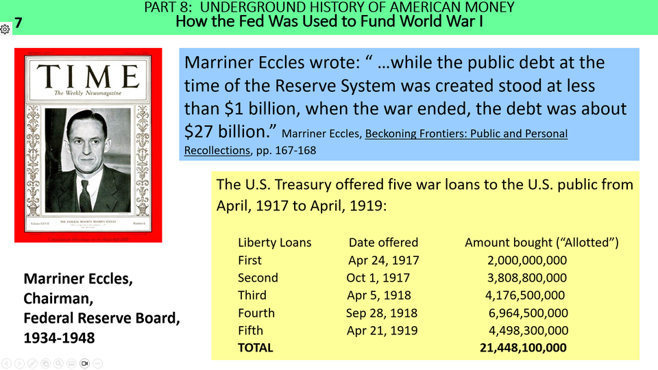 The federal debt had grown from $1 billion in 1913 to $27 billion in 1918