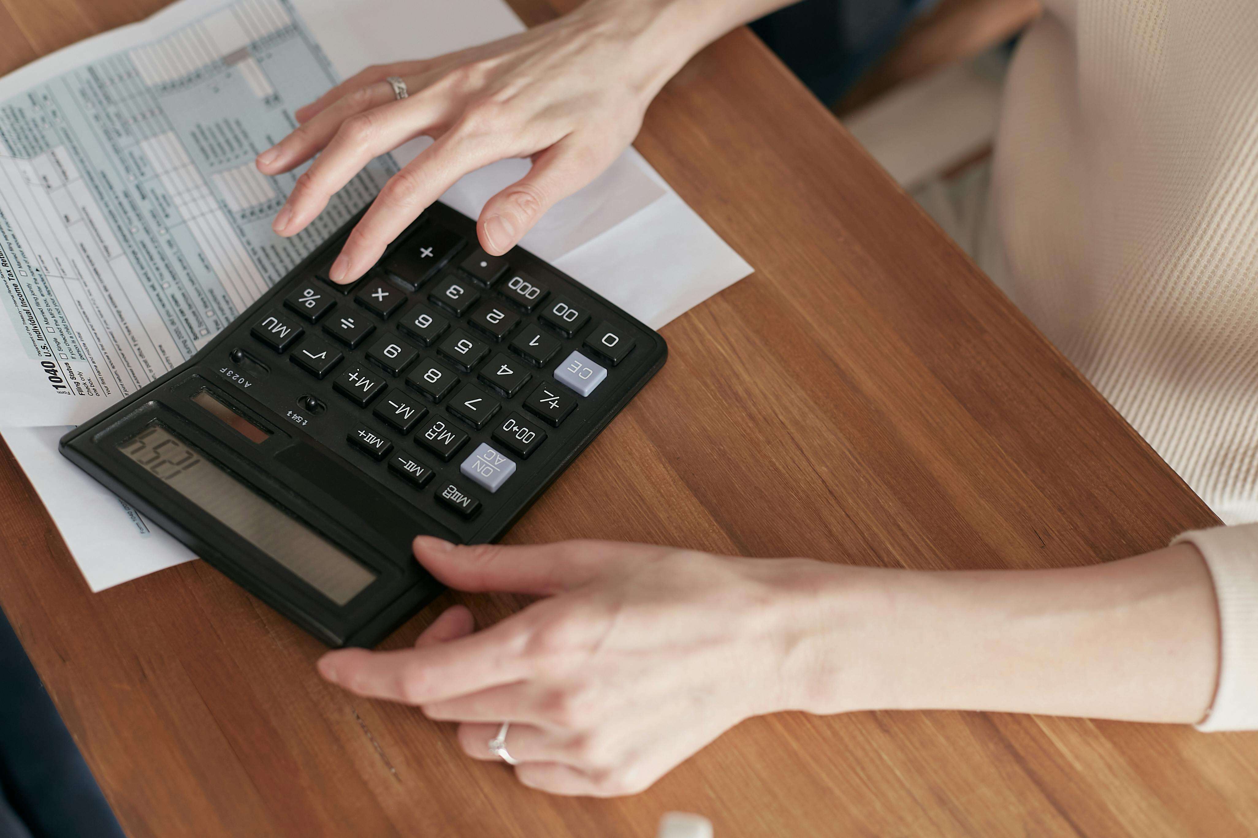 Working out taxes